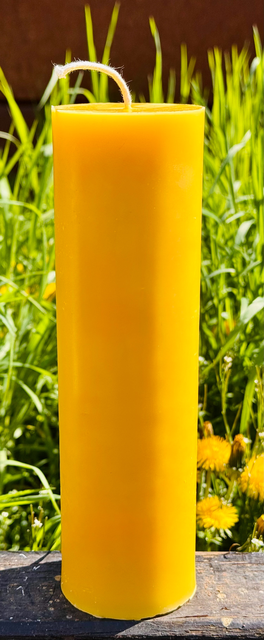 Bienenwachskerzen, Stumpenkerzen aus gelbem Bienenwachs – Bild 12