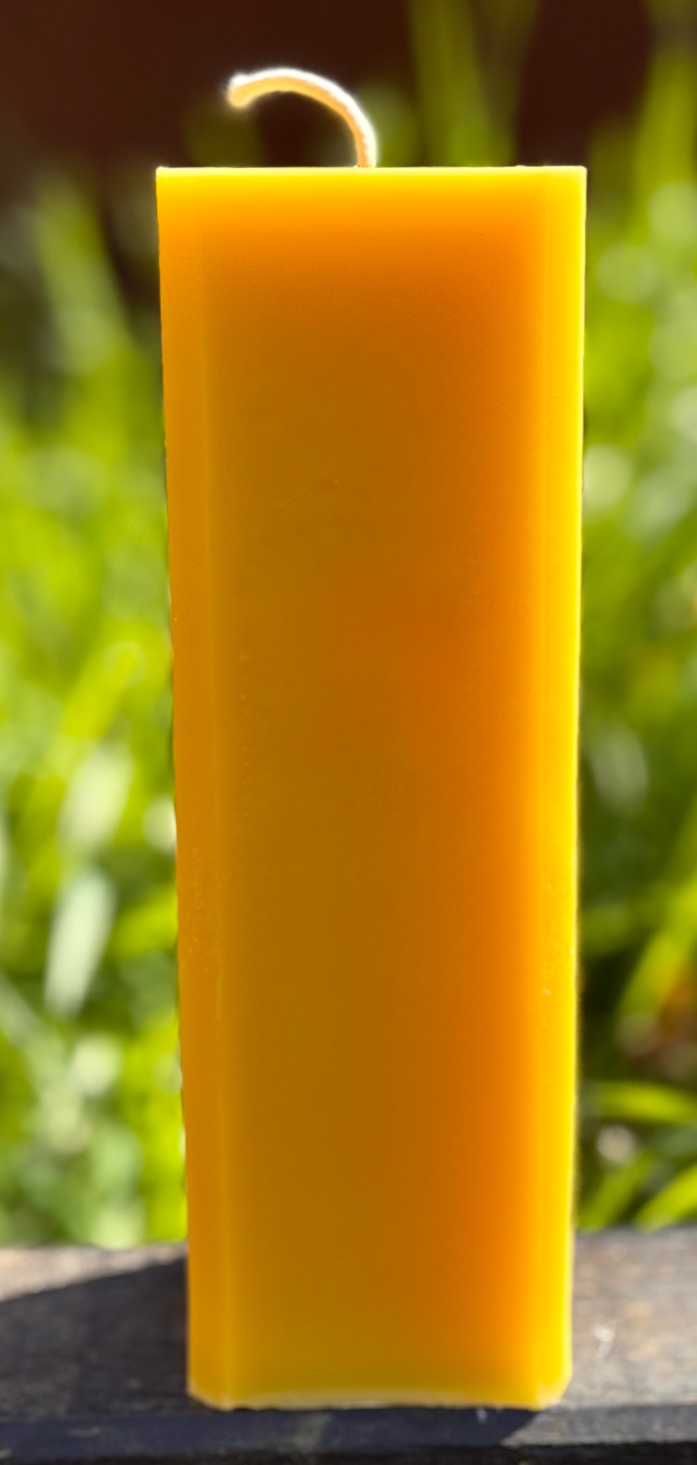 Bienenwachskerzen, Stumpenkerzen aus gelbem Bienenwachs – Bild 4