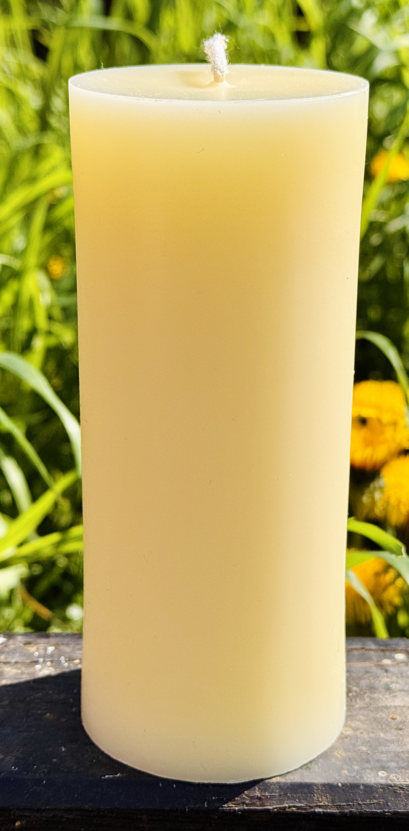 Bienenwachskerzen - Stumpenkerzen aus weißem Bienenwachs – Bild 14