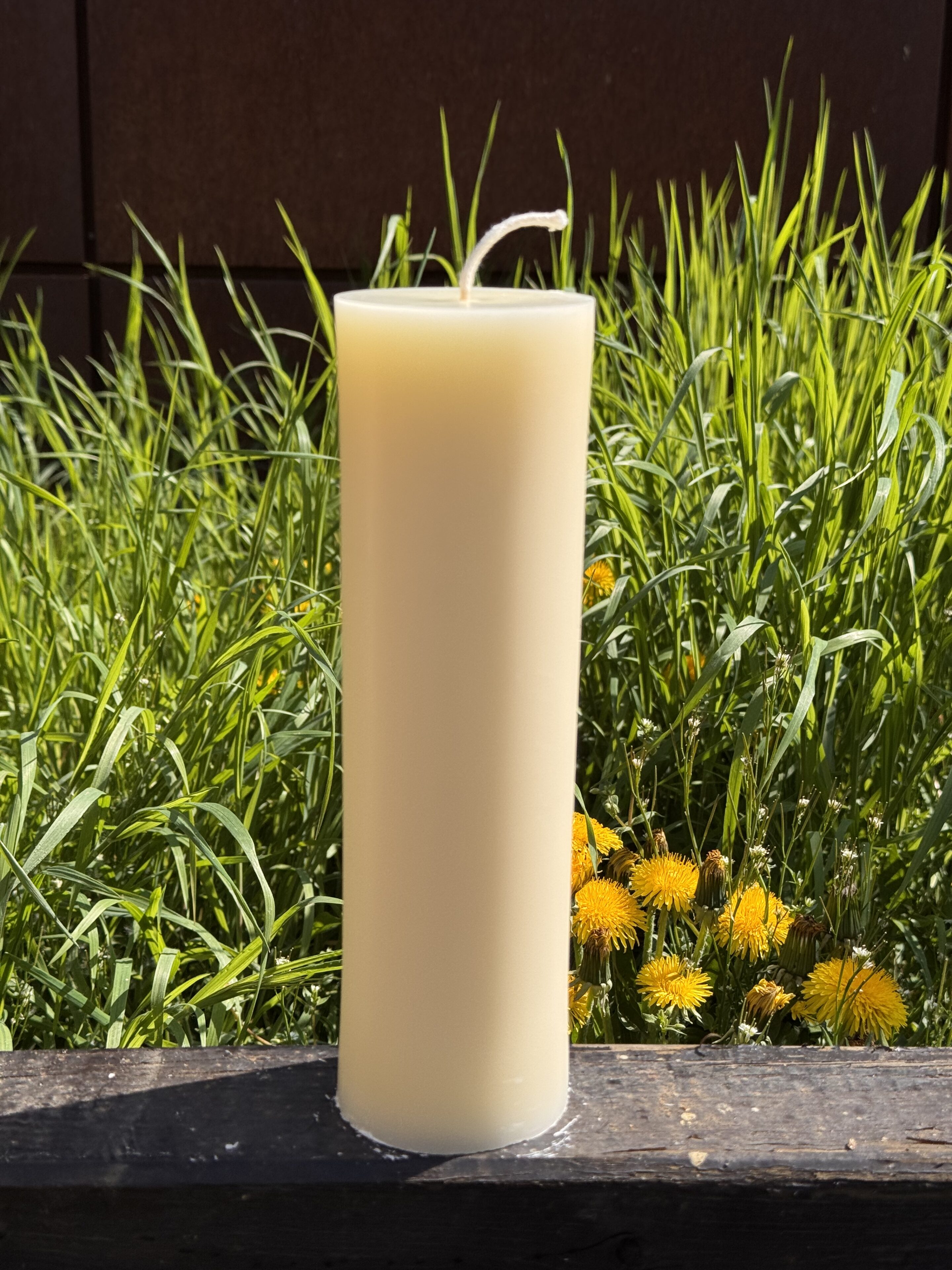 Bienenwachskerzen - Stumpenkerzen aus weißem Bienenwachs – Bild 29