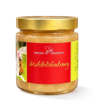 Produktbild Waldblütenhonig auf weissem Untergrund